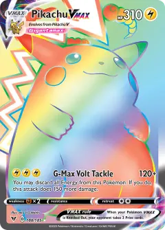 Pikachu VMAX Rainbow, Vivid Voltage